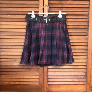 Current mood Private School Rebel Plaid Skirt